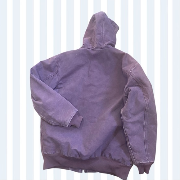 Great condition women’s XL 16/18 PLUM purple quilted zip up - Picture 5 of 15